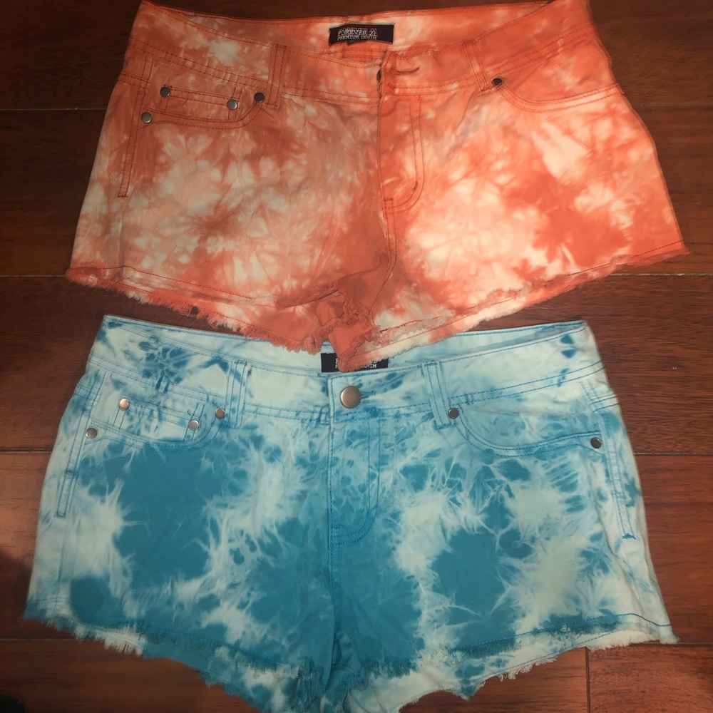 Forever 21 Premium Denim Shorts 2 Pack